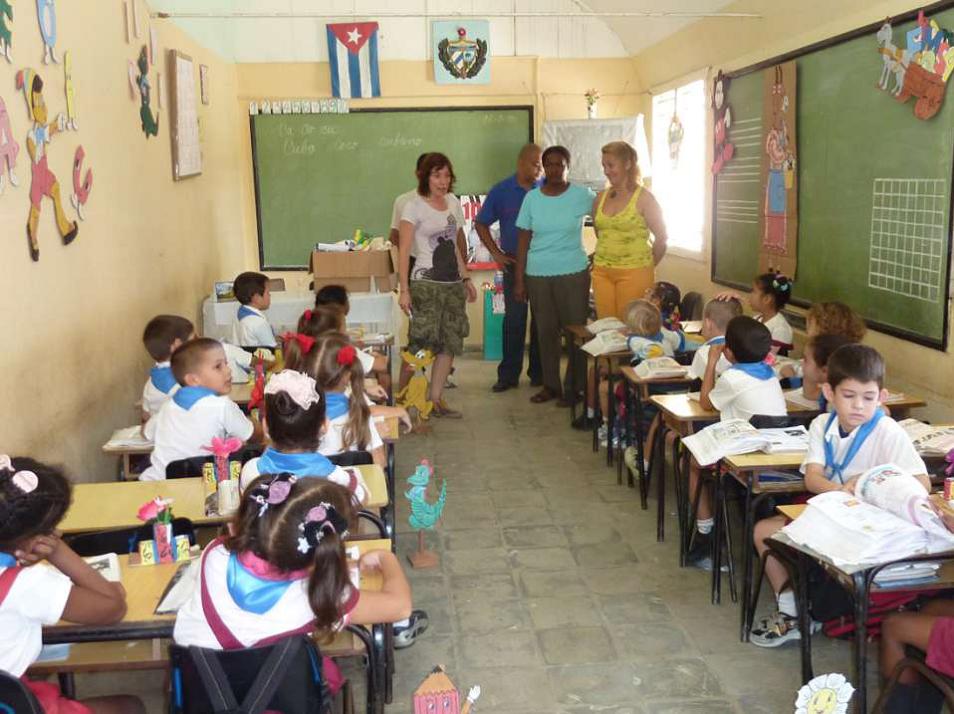Kubanische Schulklasse