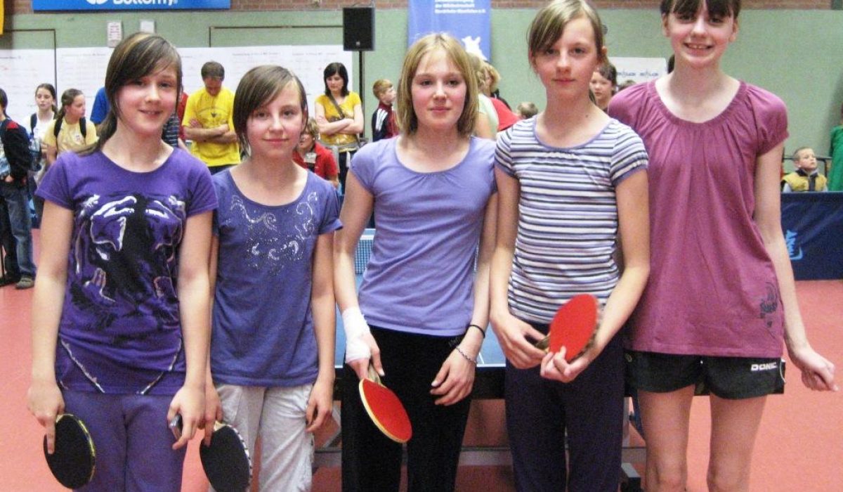 Tischtennis Vizemeisterinnen